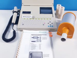 Jaeger Flowscreen Portables Spirometer  mit Eichpumpe