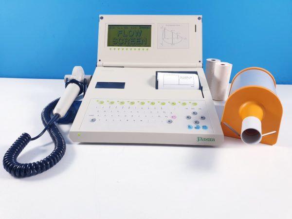 Jaeger Flowscreen Portables Spirometer  mit Eichpumpe