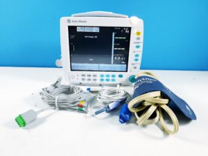 GE DATEX OHMEDA F-FMW-00 S5 Patient Monitor EtCO2, BP SpO2 ECG Anesthesia Monitor