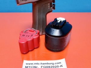 Stryker 6205 System 6 Dual Trigger Drill Handstück bohren Bohr  + 6127-120 Batterie Gehäuse + 4222-110-000 Akku