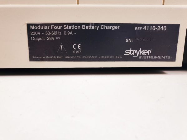 Stryker 4110-240 System 4 Module Four Station Battery Charger