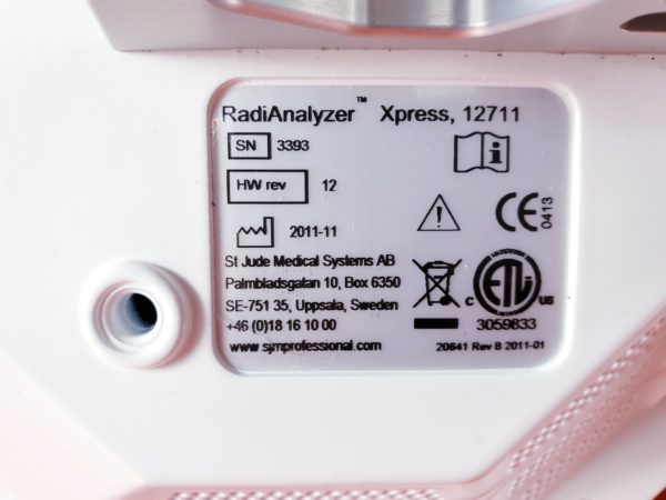 ST JUDE Medical RADIAnalyzer Xpress 12711