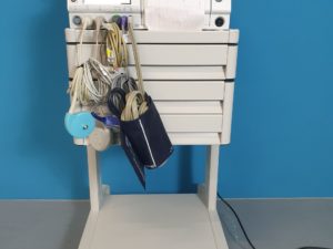 GE Corometrics 250CX Series Fetal // Mutter Monitor mit Zubehör