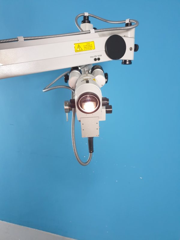 Carl Zeiss OPMI MDM OP-Mikroskop  auf S21 fahrbarem Stativ