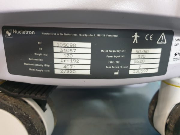 EleKTA Nucletron MicroSelectron HDR Radiotherapy systems + Nucletron ESC 105098