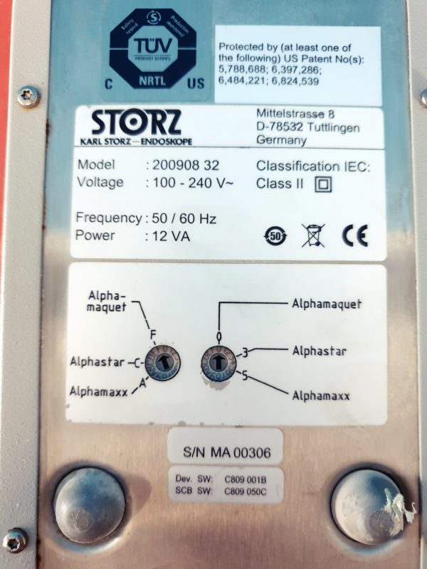 Karl Storz 20090832 // 200908 32  Scb / Original Maquet Schnittstelle