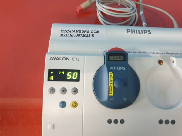 Philips Avalon CTS mit Ultraschall  US Aufnehmer