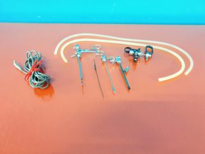 Resektoskopie Set + Resektoskop + Starre Biopsiezange - Zange