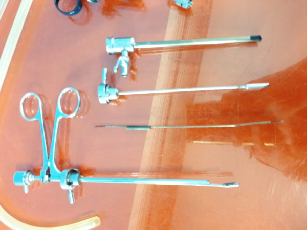 Resektoskopie Set + Resektoskop + Starre Biopsiezange - Zange
