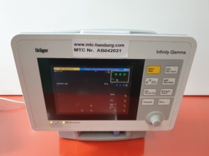 Dräger infinity Gamma Patientenmonitor mit Dockingstation und Netzteil