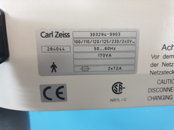 Carl Zeiss OPMI 9-FC  f125 f=125  F200  Mikroskop