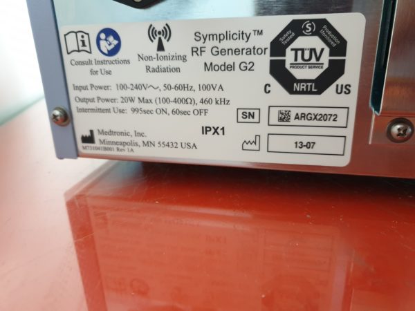 Medtronic Symplicity G2 RF-Generator Ablationsgerät DOM 2013