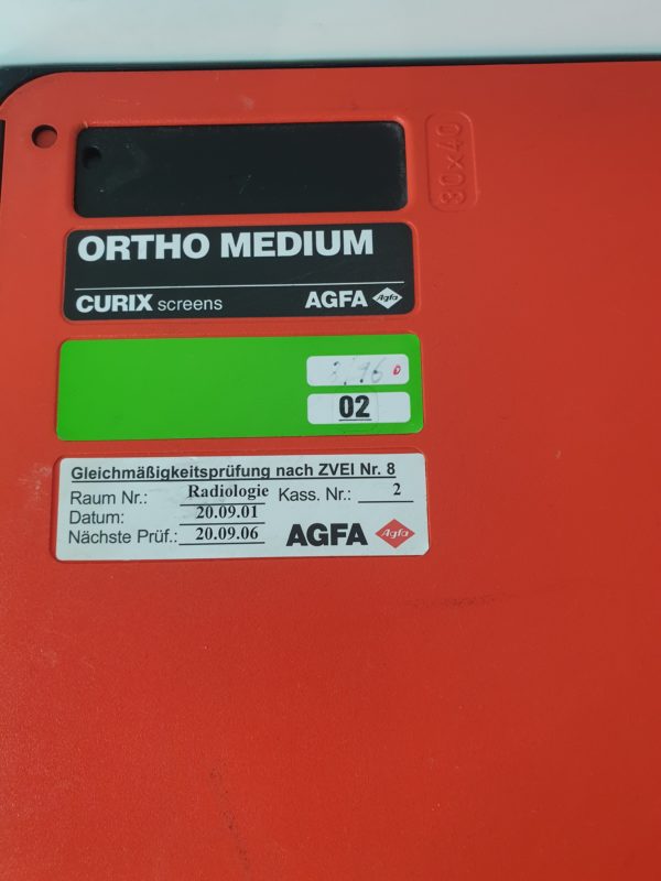 Ortho medium CURIX screens  30X40 Röntgenkasette