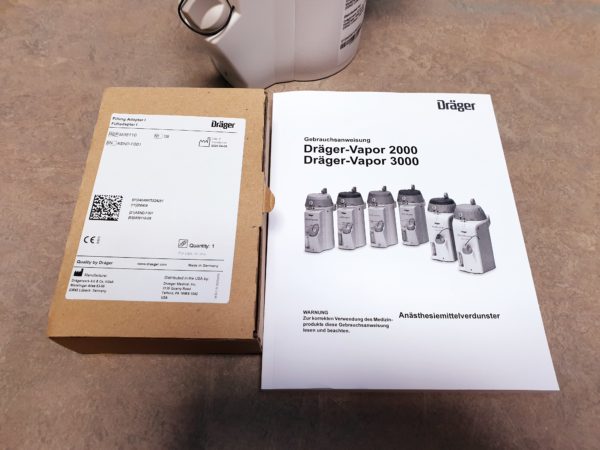 Dräger  // Draeger Vapor 2000 Isoflorane Narkosegas Verdampfer  DOM 2020