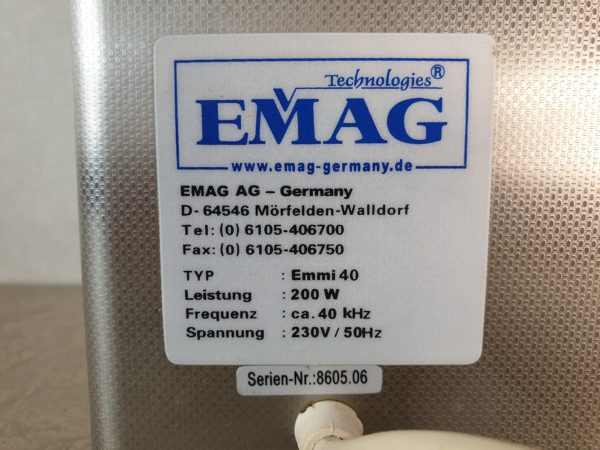 EMAG Emmi 40 Ultraschall-Reinigungsgerät - Ultraschallreiniger