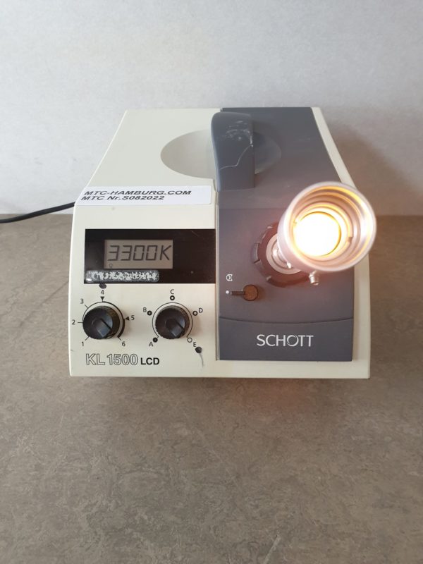 SCHOTT KL1500 LCD Kaltlichtquelle  mit Adapter