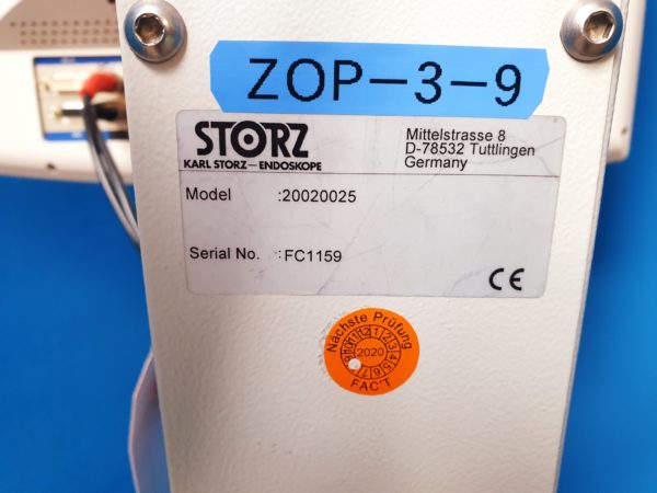 Karl Storz 20020025 Monitorträger  mit SC-SX19-A1A11 Monitor   und  UP-25MD Printer  Fahrbar