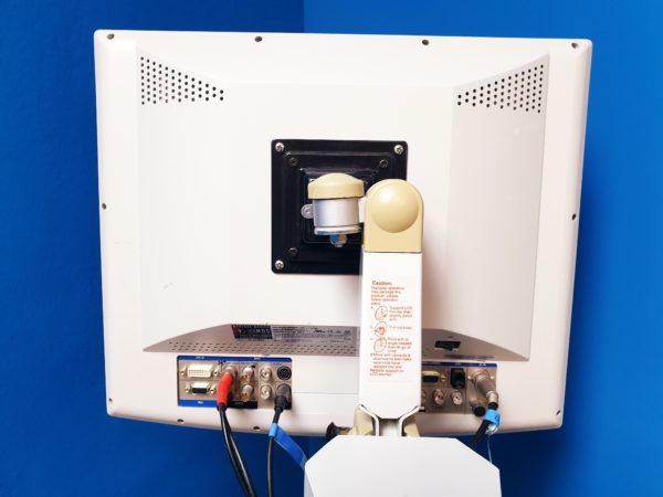 Karl Storz 20020025 Monitorträger  mit SC-SX19-A1A11 Monitor   und  UP-25MD Printer  Fahrbar