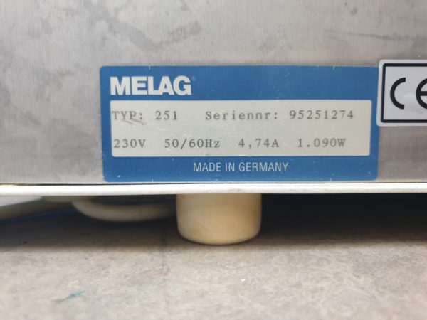 Melag 251  Heißluftsterilisator ,  1090 Watt