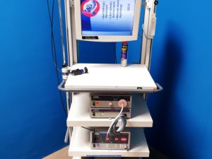 Storz Laparaskopie 20222020 Prozessor + Kamerakopf 20221030  29003IW Turm  SC-SX-19 Monitor + 20134020 Xenon Nova 300 + 264305 20  Thermoflator SCB Insufflator