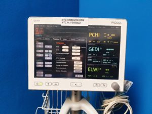 Pulsion Picco2 Picco 2 SW: V3.1.0.8 A Patientenmonitor  Überwachungsmonitor Fahrbar - Auf fahrbarem Gestell
