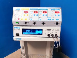 Erbe ICC 350 HF Chirugiegerät  mit Erbe  APC 300 Argon Beamer  HF surgery
