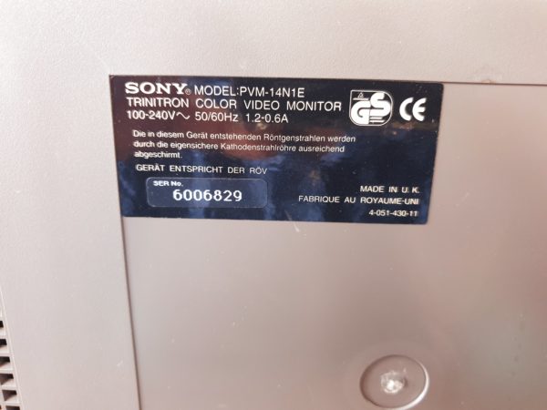 SONY PVM-14N1E Monitor für die Endoskopie