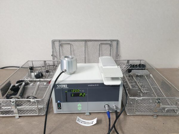 Karl Storz 207010 20  Unidrive S III Morcelator  + 20016230  Fußschalter und Zubehör