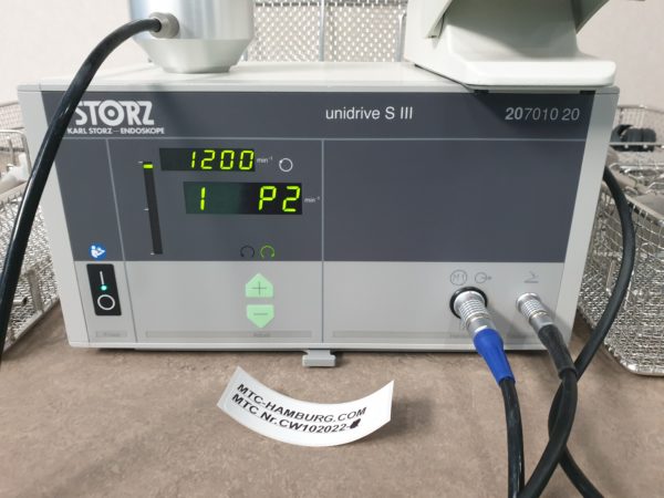 Karl Storz 207010 20  Unidrive S III Morcelator  + 20016230  Fußschalter und Zubehör