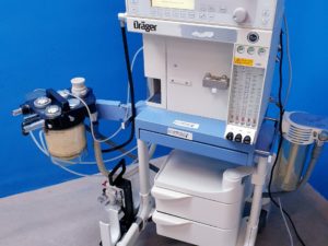Dräger Fabius Narkosegerät mit PM 8050 Gasmonitor SW: 02.80 3 Gasig