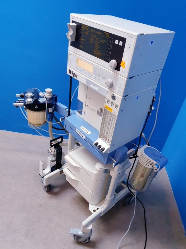 Dräger Fabius Narkosegerät mit PM 8050 Gasmonitor SW: 02.80 3 Gasig