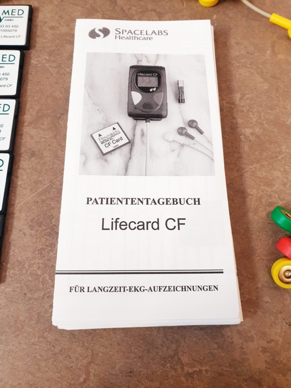 Spacelabs Reynolds Lifecard CF Langzeit EKG Rekorder