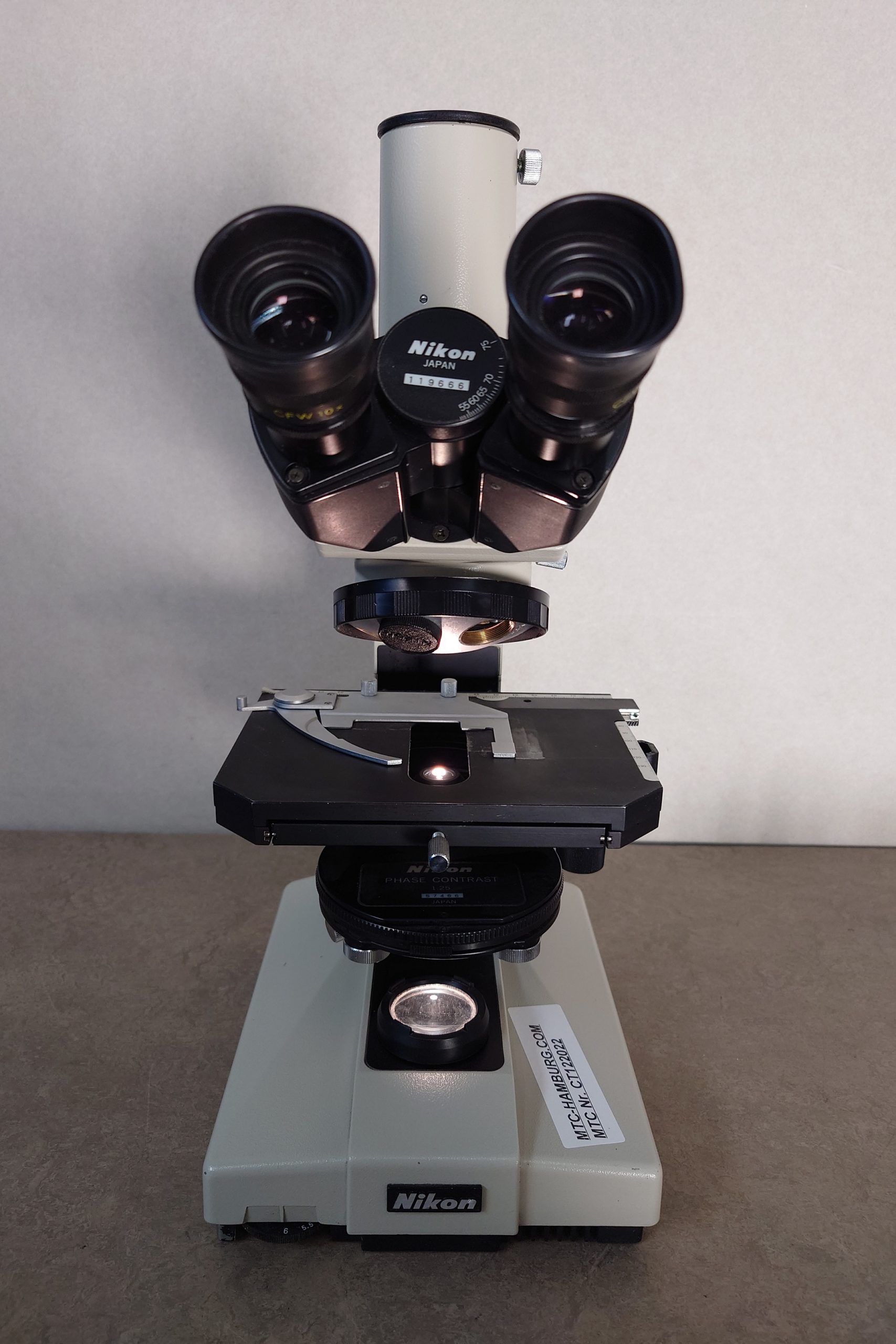 Nikon Labophot Trinokular Mikroskop Mit Okulare +  Objektive