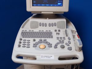 Philips EnVisor mit Konvex C5-2  //  und L12-3  Linear-Sonde Doppler,