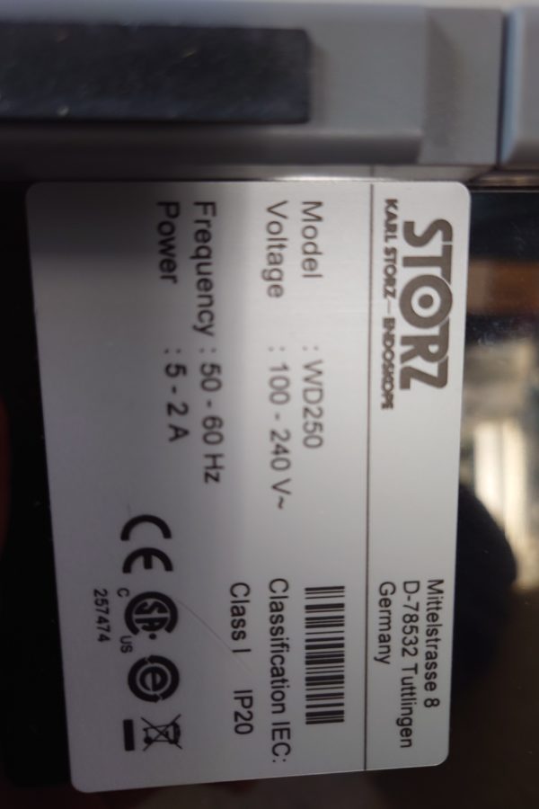 Storz Aida WD 250 Documentation System - Datenträger wurde entfernt