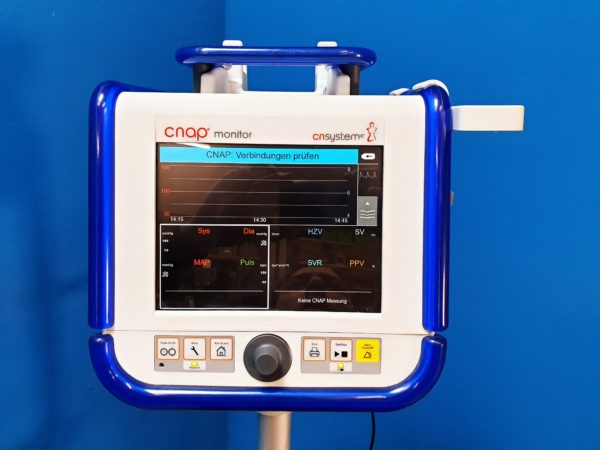 CNSystems CNAP Monitor 500 by CNSystems Continuous Noninvasive Blood Pressure Monitoring  DOM 2015