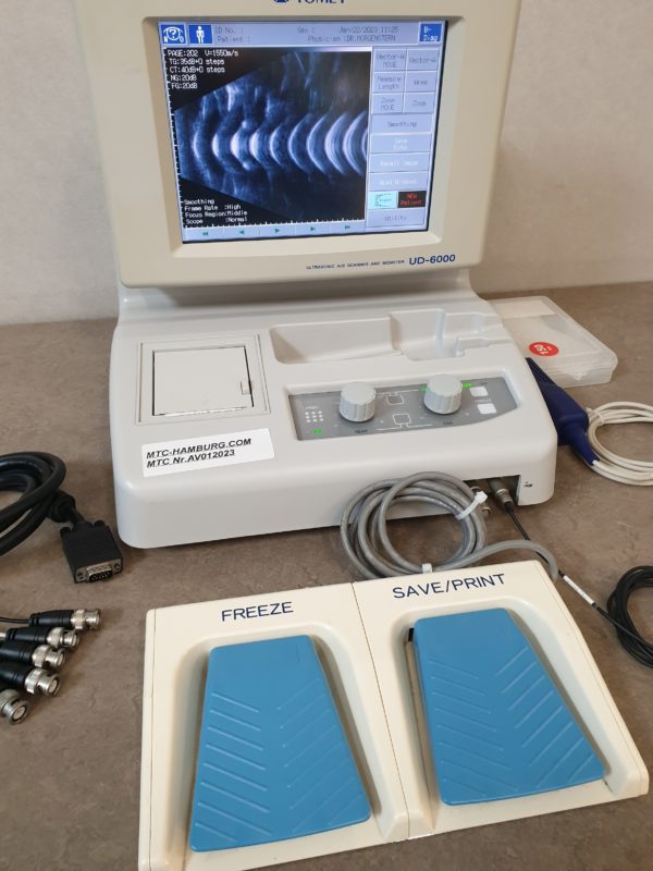 TOMEY  UD-6000 Ultrasound Ultrasonic AB Scanner and Biometer