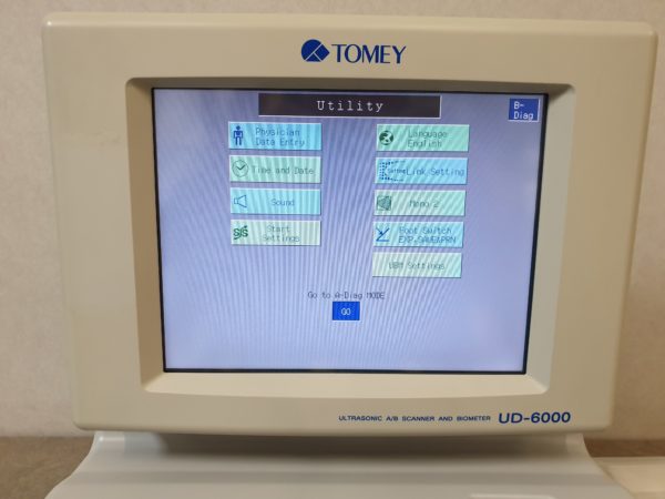TOMEY  UD-6000 Ultrasound Ultrasonic AB Scanner and Biometer