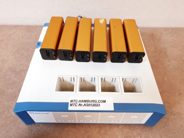 AESCULAP GA 627M Ladegerät für GA 616; GA 626 , GA 646 mit 06 Akkus