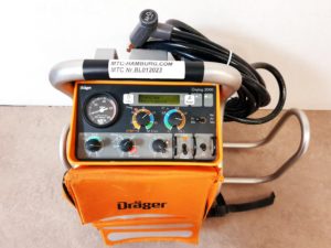 Dräger  Draeger Oxylog 2000 Beatmungsgerät  Emergency Ventilator mit Netzteil ---