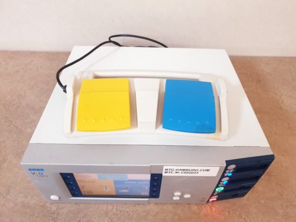 Erbe VIO 300 D // 300D HF Gerät mit Fußschalter SW- 1.7.2 Germanic +  STK - Prüfprotokoll