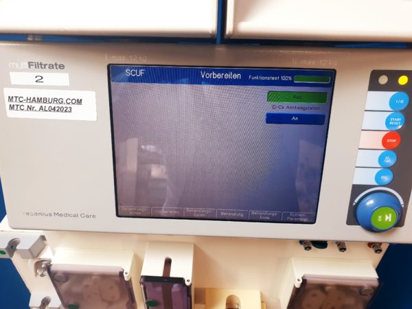 Fresenius Medical Care Multi Filtrate - MultiFiltrate Dialysegerät   S.W- 5.4 de