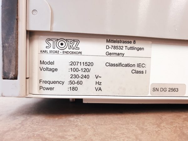 Karl Storz Unidrive II PLUS 207115 20 // 20711520    +   STORZ KARL 20711070 Connecting Cable + 20711030 Unidrive II High Performance EC Motor + 252570