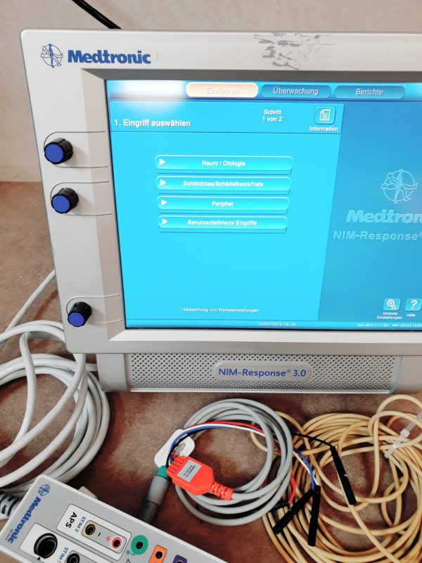 Medtronic NIM-Response 3.0 Nervenmonitor System mit Zubehör