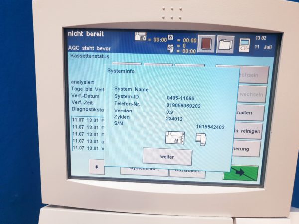 Siemens RAPIDPoint 405 Blood Gas Analyzer System