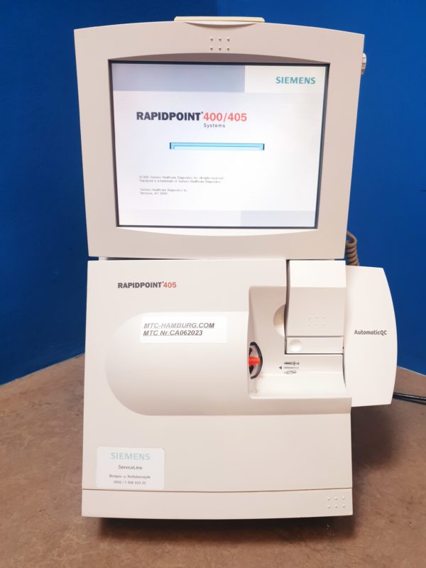 Siemens RAPIDPoint 405 Blood Gas Analyzer System