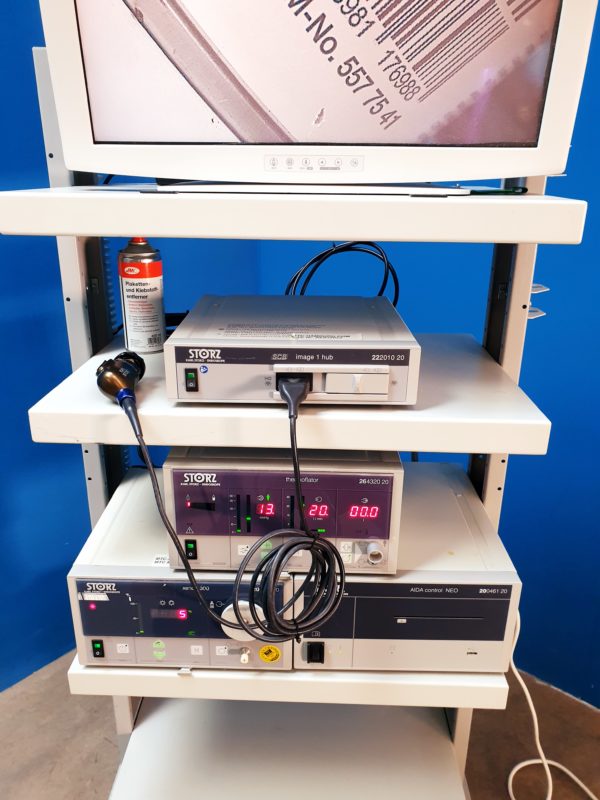 karl Storz Laparaskopie Turm /  Image 1 hub 222010 20   + H3-Z Kamerakopf,  201330 20  Xenon 300, 264320 20 Thermoflator , 200461 20 Aida Control, ....