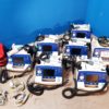 6 X  PHILIPS HeartStart XL Defibrillator + 1x Ersatzteilträger ( For Spare Parts )