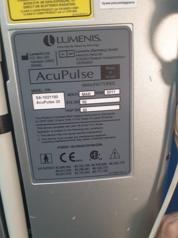 Lumenis AcuPulse 30 Lasergerät DOM 2011