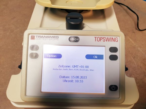 SARSTEDT TOPSWING CL Blood collection monitor with barcode reader